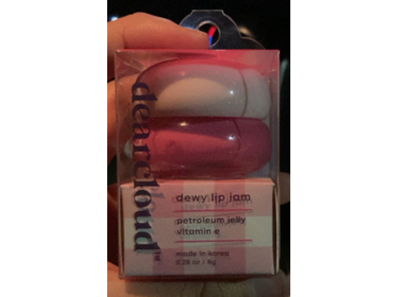 Dearcloud Dewy Lip Jam, Strawberry, 0.28 oz/8 g