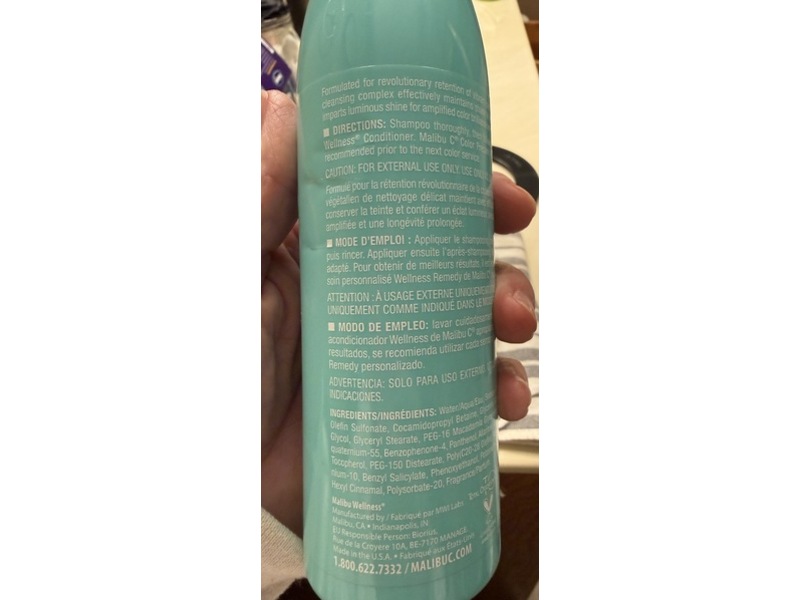 Malibu C Hydrate Color Wellness Shampoo, 9 fl oz/266 mL