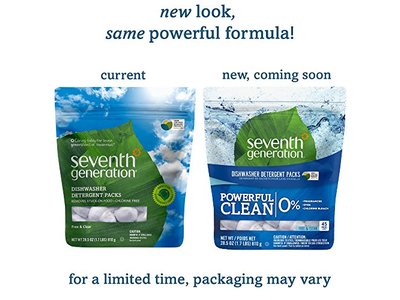 Seventh Generation Dishwasher Detergent Packs, Free