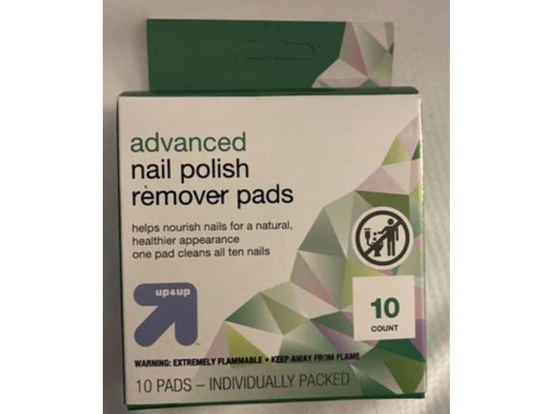 Up & Up Advanced Nail Polish Remover Pads, 10 Count