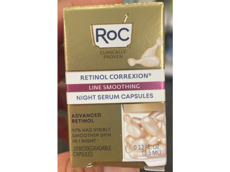 RoC Retinol Correxion Line Smoothing Night Serum Capsules, 10 Count