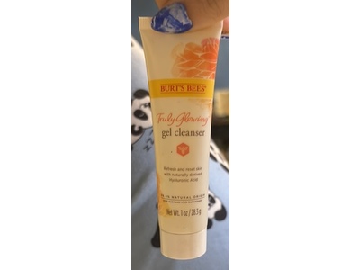 Burt's Bees Truly Glowing Gel Cleanser, 1 oz/2.3 g