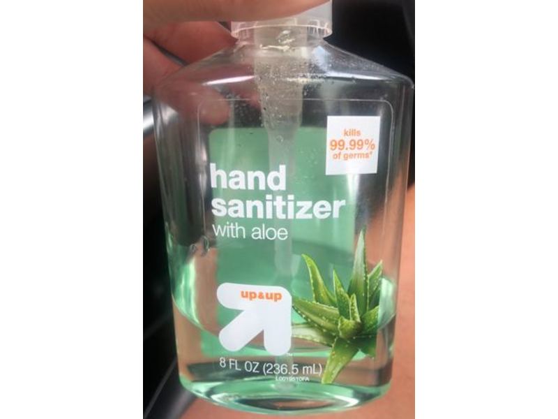 Up&Up Hand Sanitizer, Aloe, 8 fl oz/236.5 mL