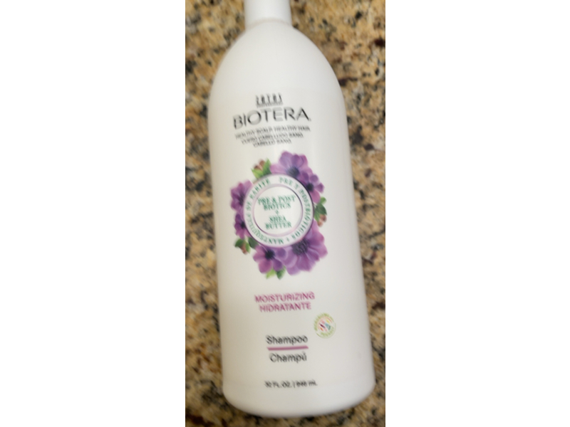 Biotera Moisturizing Shampoo, Pre & Post Biotics + Shea Butter, 32 fl oz/946 mL