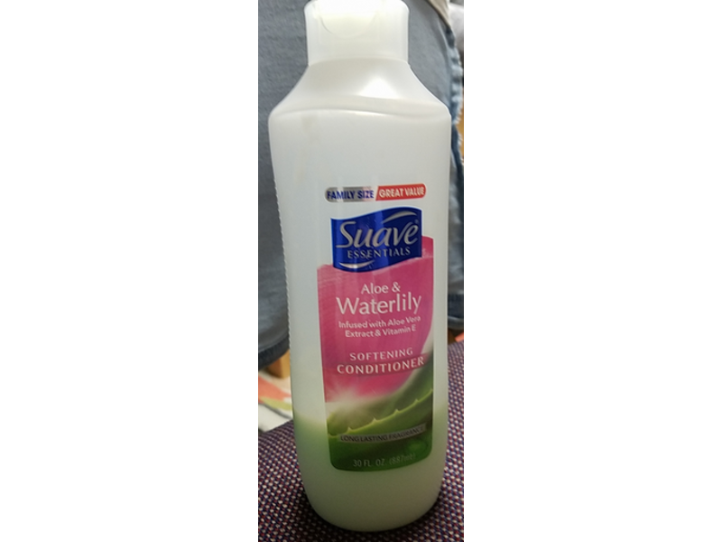 Suave Softening Conditioner, Aloe & Waterlily, 30 fl oz/887 mL