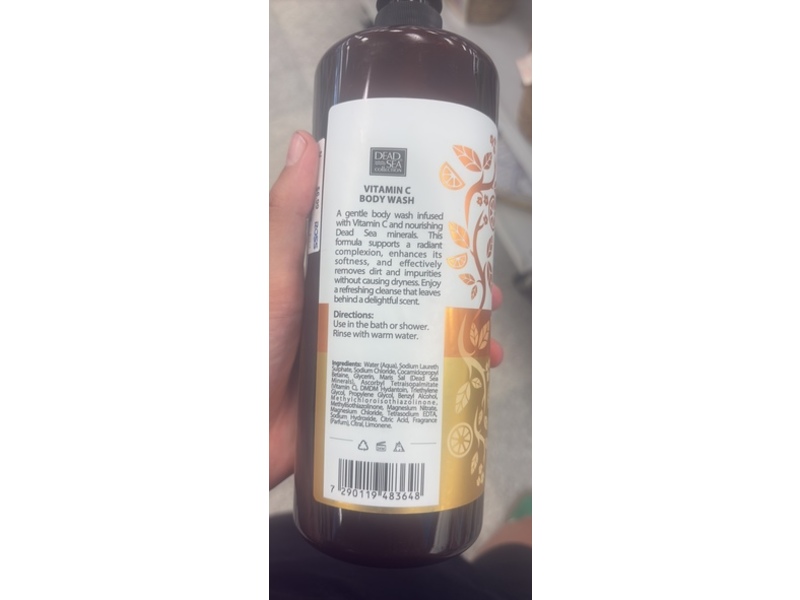 Dead Sea Collection Glow Enhancing Body Wash, 33.8 fl oz/1000 mL