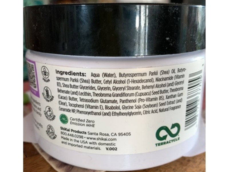 ShiKai Very Clean Body Barrier Cream, Honey Almond, Niacinamide & Ceramides,