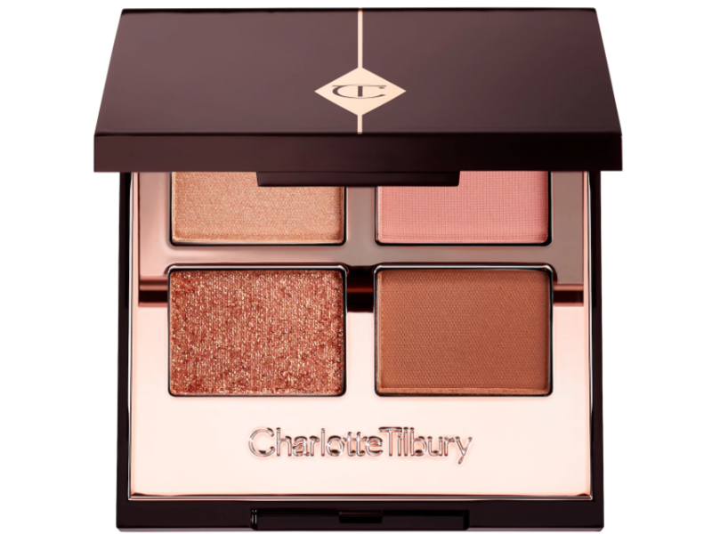 Charlotte Tilbury Luxury Color-Coded Eyeshadow Palette, Pillow Talk, 0.18 oz/5.2 g