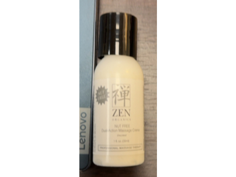 Zen Organic Dual Action Massage Cream, 1 fl oz/30 mL