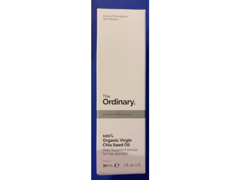 The Ordinary 100% Organic Virgin Chia Seed Oil, 1 fl oz/30 mL
