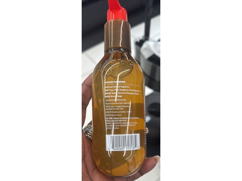 Josie Maran Hydrating Argan Body Wash, Topless Tangerine, 8.45 fl oz/250 mL