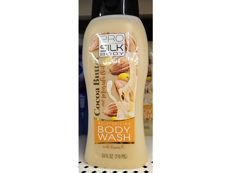 Pro Silk Body Moisturizing Body Wash, Cocoa Butter & Marula Oil, 24 fl oz/710 mL