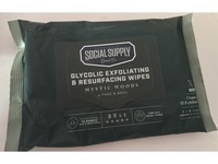 Social Supply Goods Co Glycolic Exfoliating & Resurfacing Wipes, 30 Count - thumbnail 2