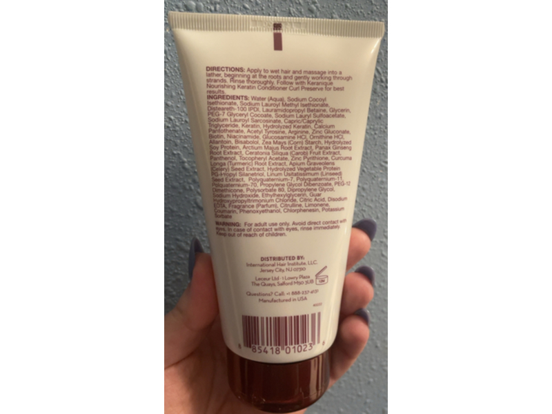 Keranique Scalp Nourishing Shampoo, Keratin Amino Complex, 4.5 fl oz/133 mL