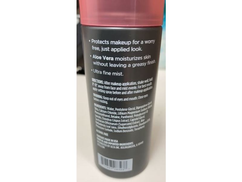 Ulta Beauty Wannabe Free Makeup Setting Spray, 3.38 fl oz/100 mL