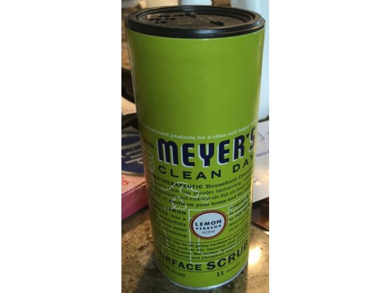 Mrs. Meyer's Clean Day Surface Scrub, Lemon Verbena Scent,11 oz/311 g