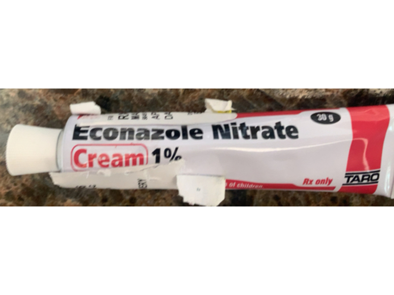 Econazole Nitrate Cream 1%, 30 g, Taro (Rx)
