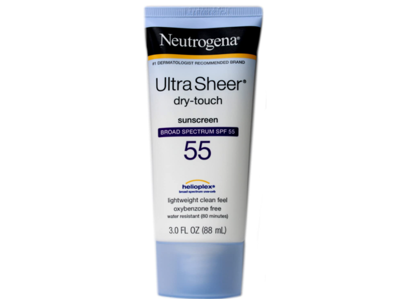 Neutrogena Ultra Sheer Sunscreen, SPF 55, 3 fl oz/88 mL