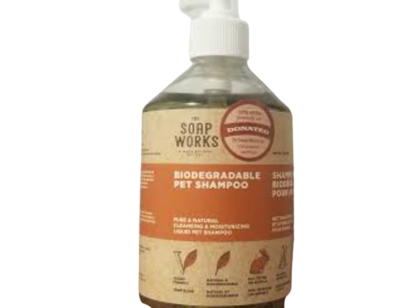 The Soap Works Biodegradable Pet Shampoo, 500 mL