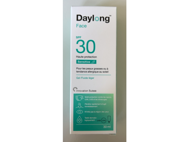 Daylong Face Sensitive Liquid Gel, SPF 30, 30 mL