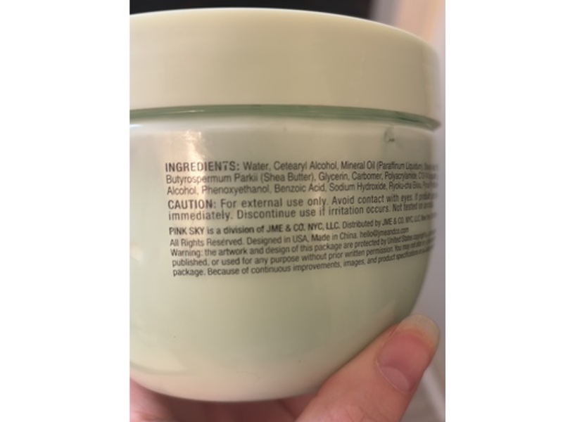 Pink Sky Clarify Whipped Body Butter, White Tea & Pear, 15.9 oz/450 g
