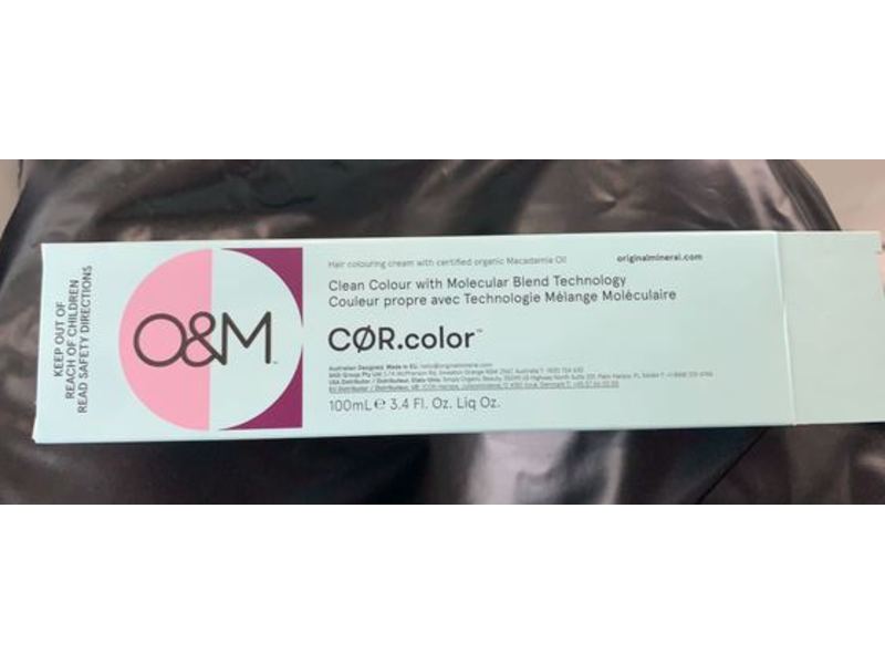O&M Color Hair Colouring Cream, Dark Blonde, 3.4 fl oz/100 ml