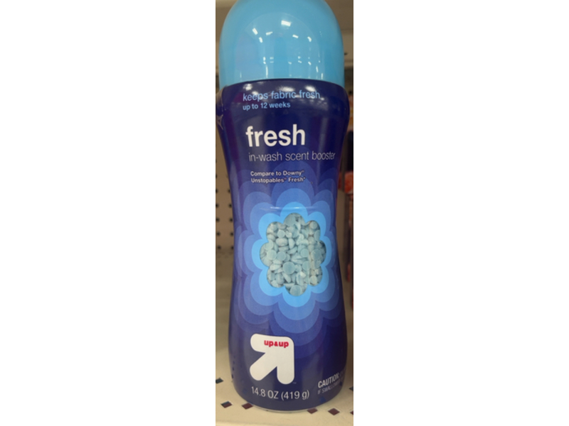 Up & Up In Wash Scent Booster, Fresh, 14.8 oz/419 g