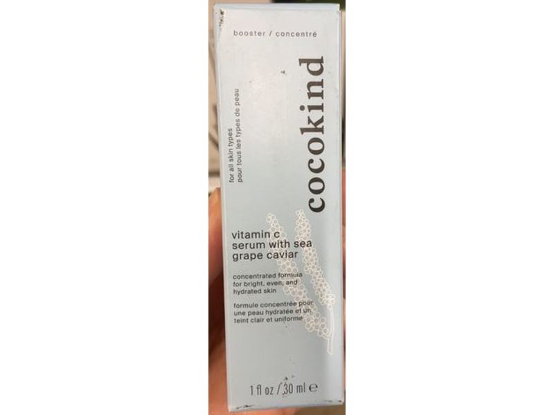 Cocokind Vitamin C Serum, Sea Grape Caviar, 1 fl oz/30 mL