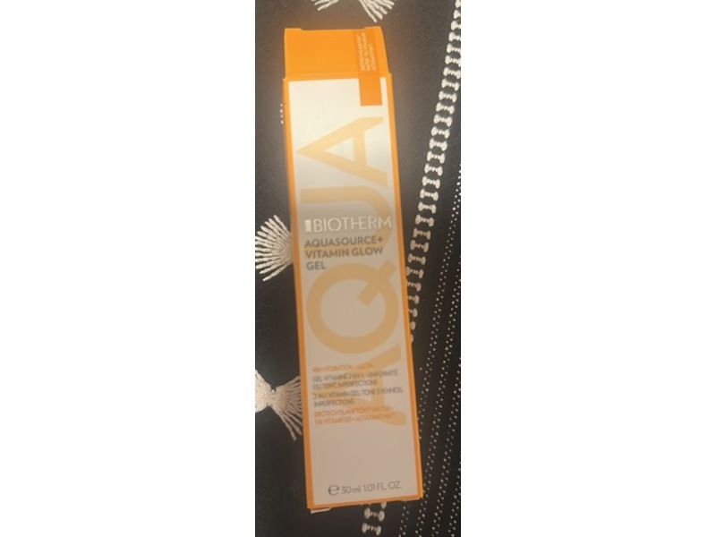 Biotherm Aquasource+ Vitamin Glow Gel, 1.01 fl oz/30 mL