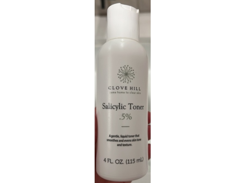 Clove Hill Toner, Salicylic 5%, 4 fl oz/115 mL