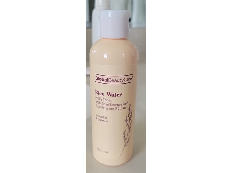 Global Beauty Care Rice Water Milky Toner, 4 fl oz/118 mL