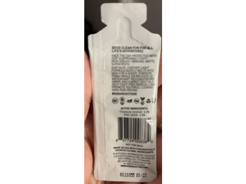 Bare Mineral Face Sunscreen Lotion, SPF 30, .16 fl oz/5 mL