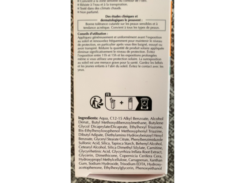 Eucerin Sun Protection Oil Control Sun Gel-Cream, SPF 50+, 50 mL