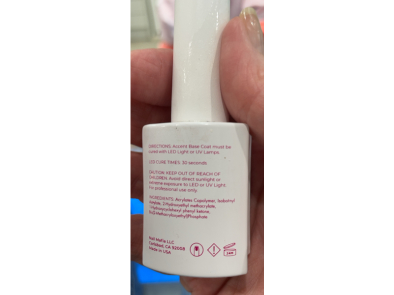 Acent Super Stick No Chip Gel Base Coat, 0.5 fl oz/15 mL