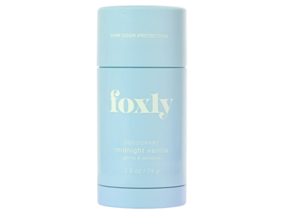 Foxly Deodorant, Midnight Vanilla, 2.6 oz/74 g