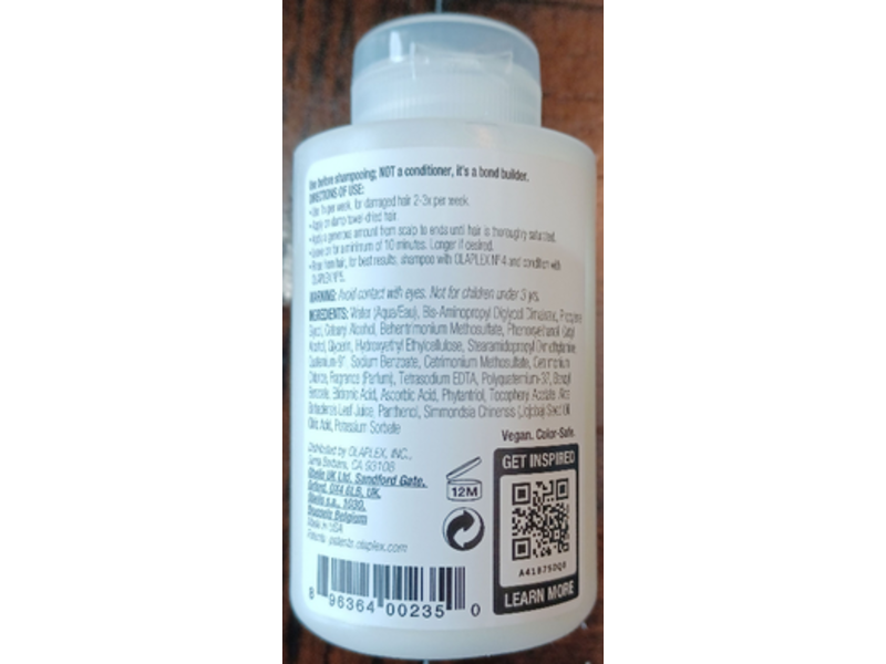 Olaplex Hair Perfector Hair Mask, No.3, 3.3 fl oz/100 mL