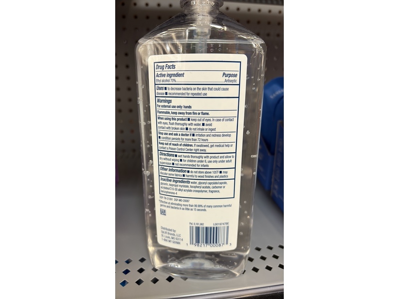 Germ-X Advanced Hand Sanitizer, Original Scent, 33.8 fl oz/1 L