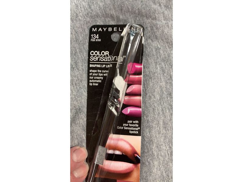 Maybelline Color Sensational Shaping Lip Liner, 134 Pink Wink (Pack of 2)