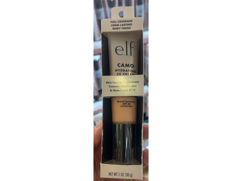 e.l.f. Hydrating Camo CC Cream, SPF 30, Fair 150 C, 1 oz/30 g