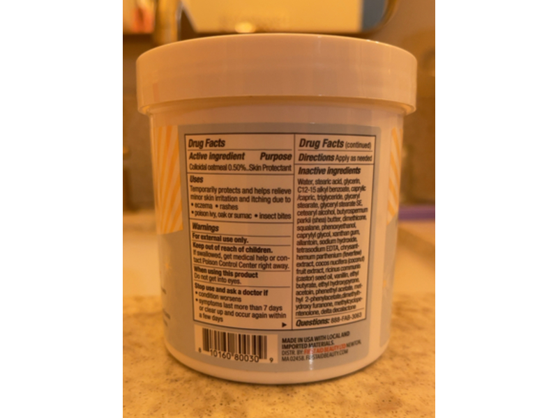 First Aid Beauty Intense Hydration Ultra Repair Cream, Vanilla Cinnamon, 14 oz/396.8 g