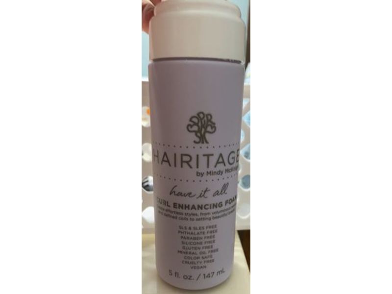 Hairitage Have It All Curl Enhancing Foam, 5 fl oz/147 mL
