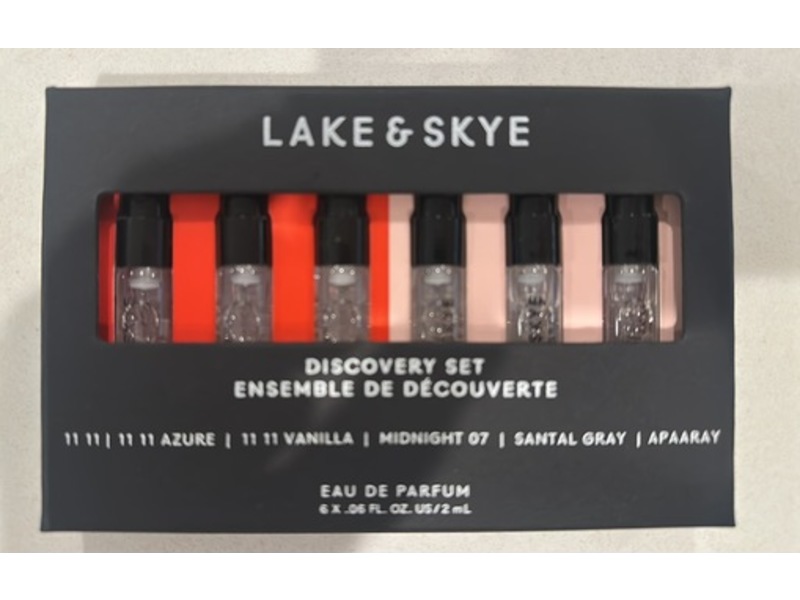 Lake & Skye Eau De Parfum Discovery Set, 0.6 fl oz/2 mL