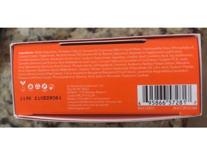 Dr Dennis Gross Advanced Retinol + Ferulic Overnight Texture Renewal Peel, 0.07 fl oz/2 mL