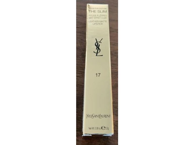 Yves Saint Laurent The Slim Leather-Matte Lipstick, The Slim Nr.17, 0.08 oz/2.2 g
