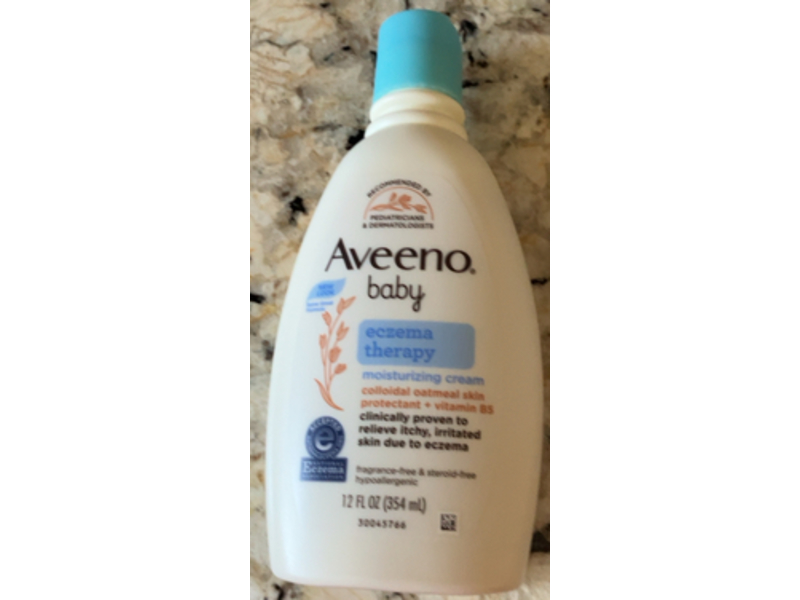 Aveeno Baby Eczema Therapy Moisturizing Cream, 12 fl oz/354 mL