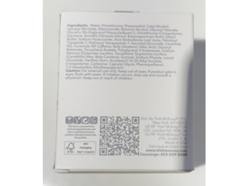 Trish McEvoy Gorgeous Skin Brightening Eye Cream, Niacinamide, Squalane & Ceramides, 0.5 fl oz/15 mL