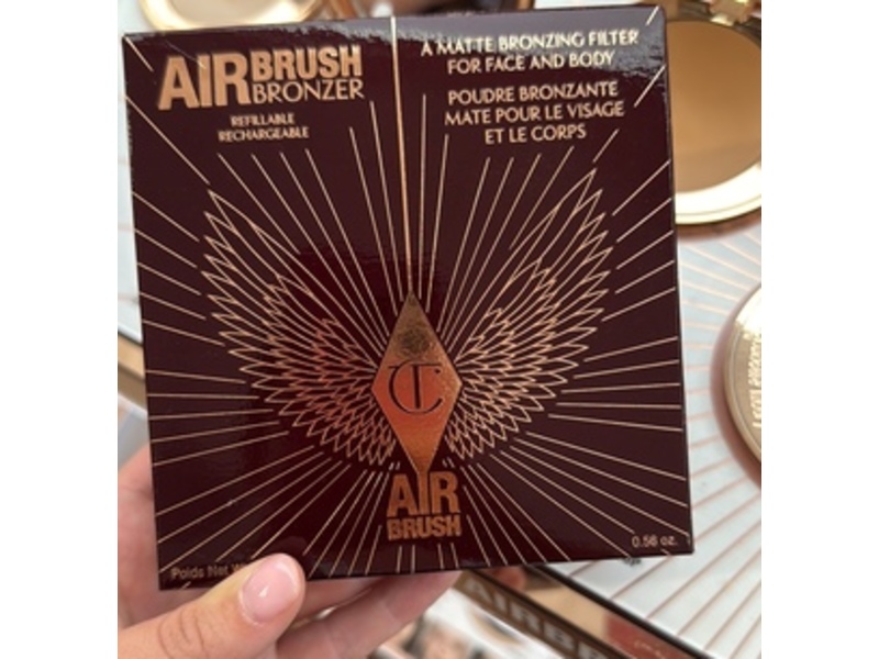 Charlotte Tilbury Airbrush Matte Bronzer, 4 Deep, 0.56 oz