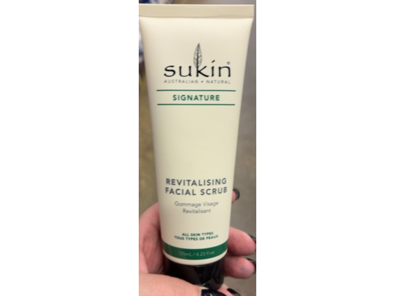 Sukin Signature Revitalising Facial Scrub, 4.23 fl oz/125 mL
