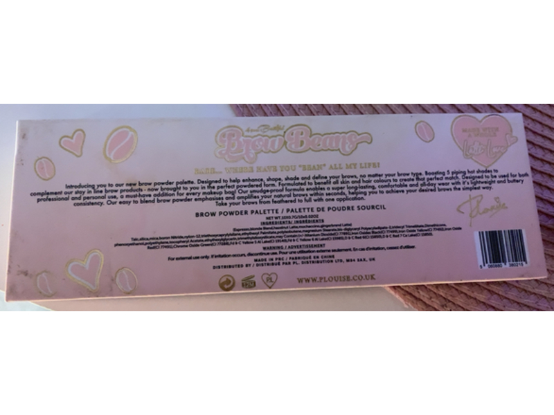 P.Louise Brow Powder Palette, Brow Beans