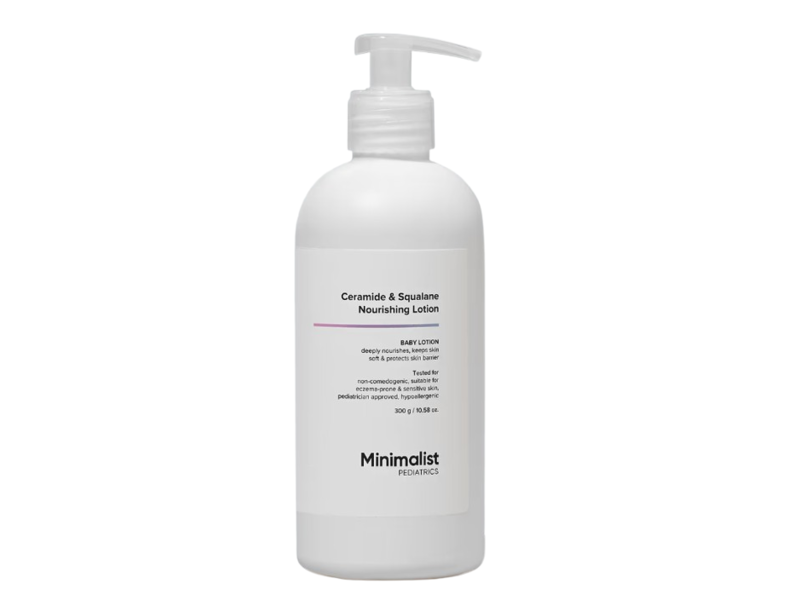 Minimalist Pediatric Ceramide & Squalane Nourishing Baby Lotion, 10.58 oz/300 g